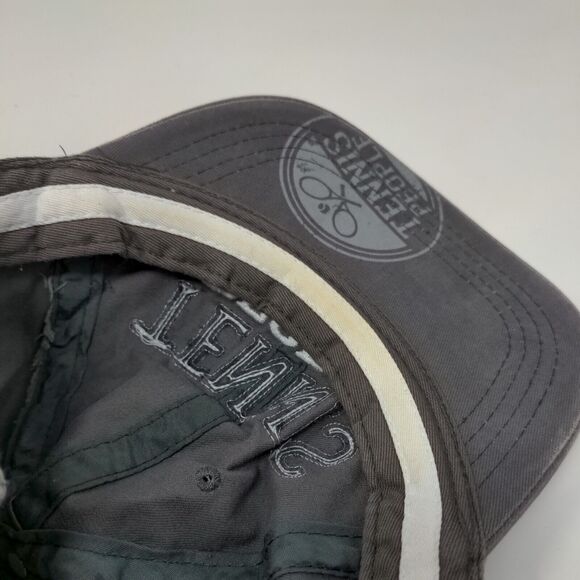 Tennis People Slideback Hat Gray OSFA Adjustable Embroidered We People - Picture 8 of 10